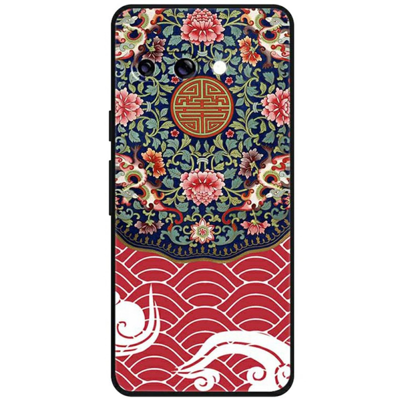 Google Pixel 9A Cover Flower and Dragon Cluster