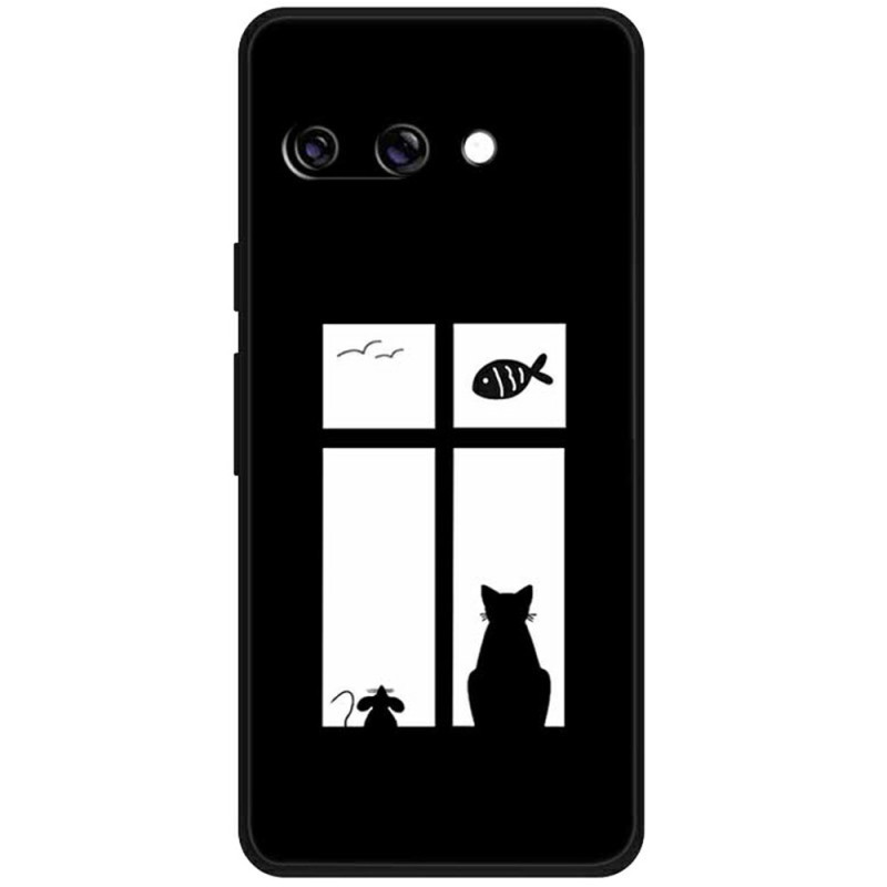 Google Pixel 9A Chat and Mouse Cover