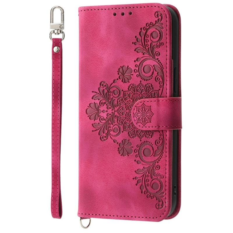 Google Pixel 9A Case Floral motif and strap