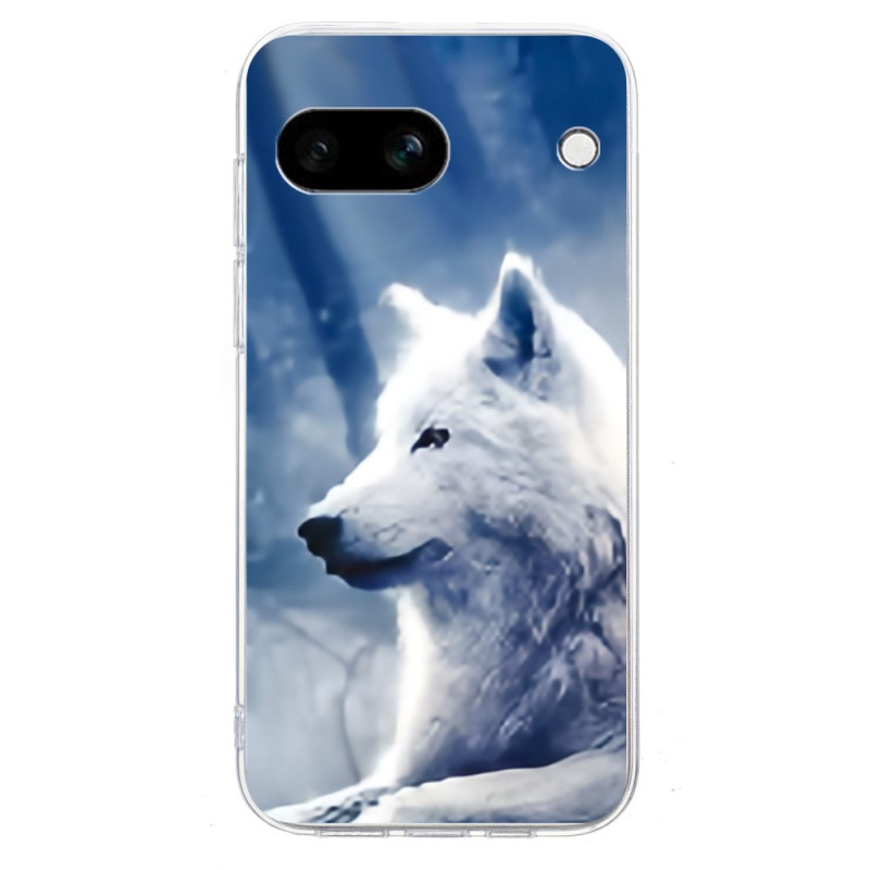 Google Pixel 9A Cover White Wolf