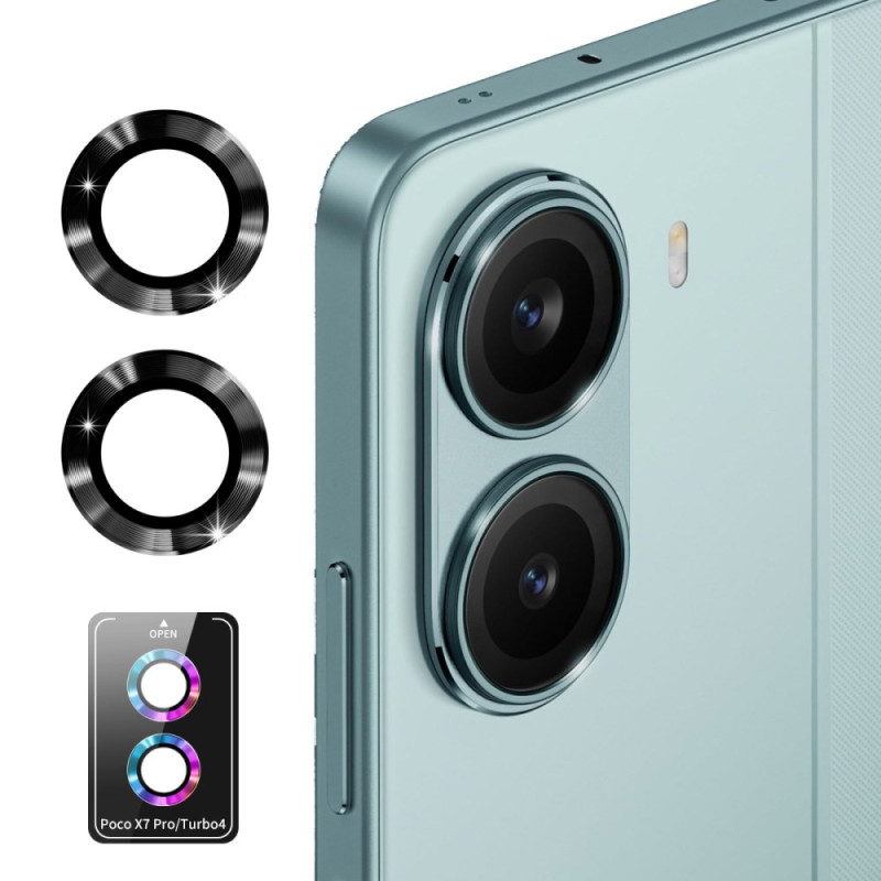 Camera Lens Protector for Poco X7 Pro 5G Aluminium Rings ENKAY