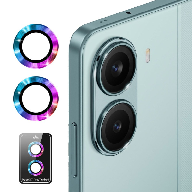 Protective Lenses for Poco X7 Pro 5G Lens Aluminium Rings ENKAY