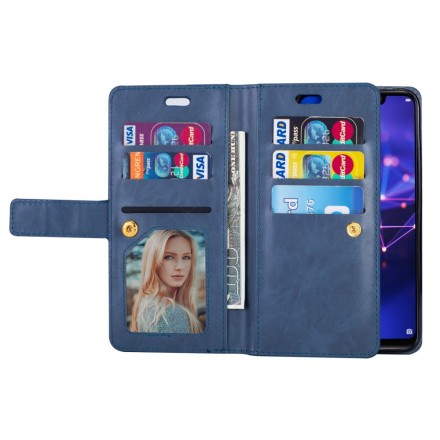 Huawei Mate 20 Lite Case Wallet with Strap