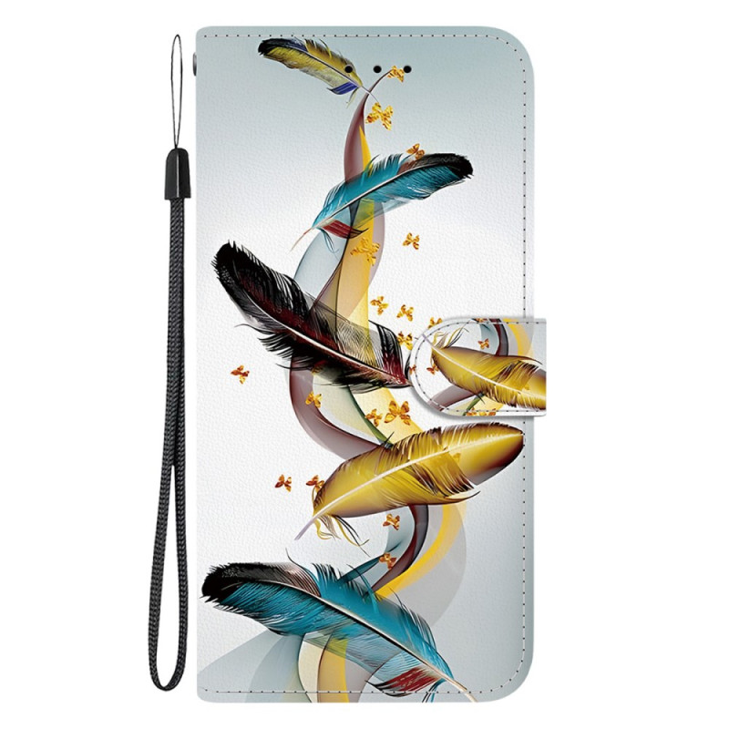 Moto G55 5G Case Butterflies and Feathers