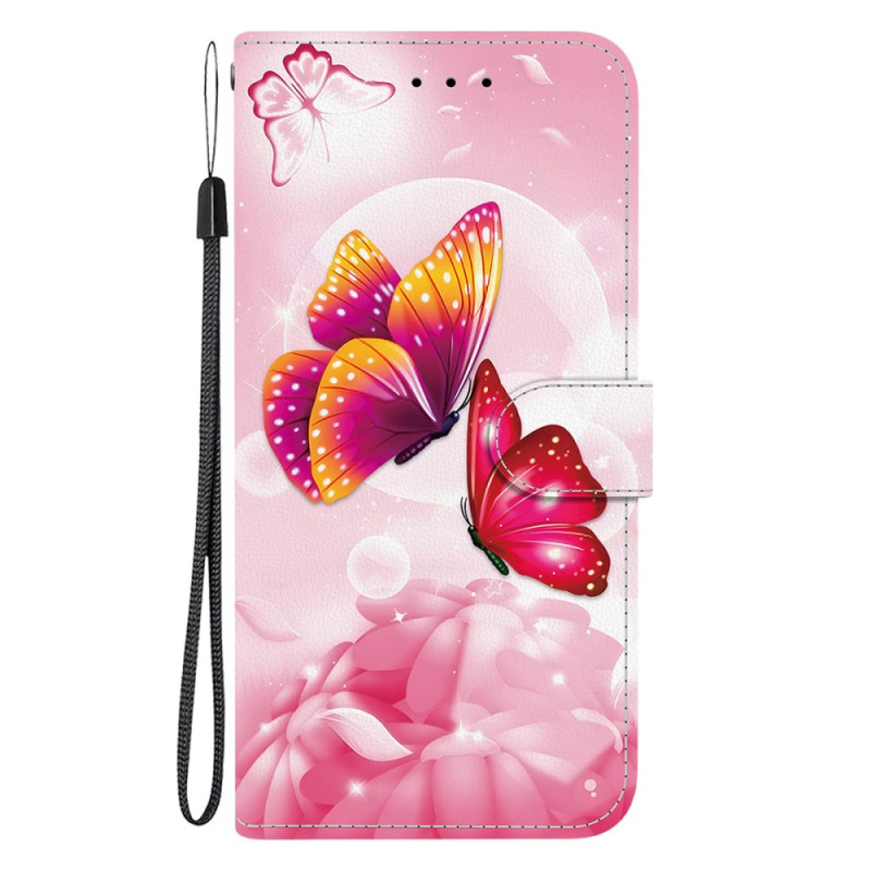 Moto G55 5G Case Pink Butterflies