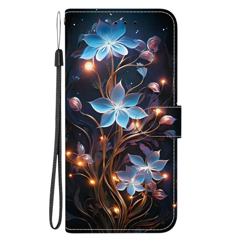 Moto G55 5G Small Flowers and Lanterns Case