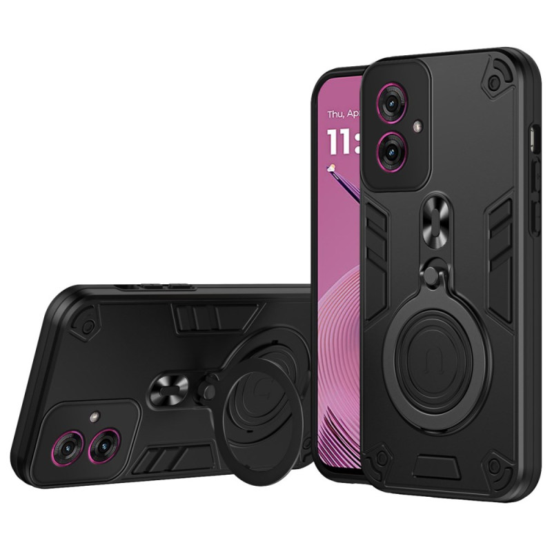 Moto G55 5G Rugged Case with Rotating Stand