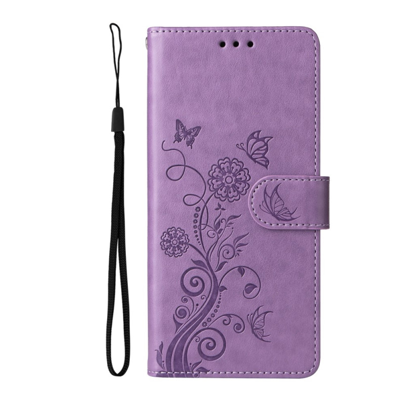 Case iPhone 16E Faux Leather Floral