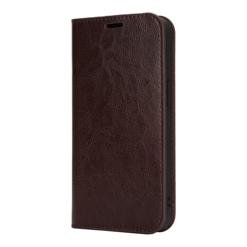 Flip Cover iPhone 16E Textured Leather