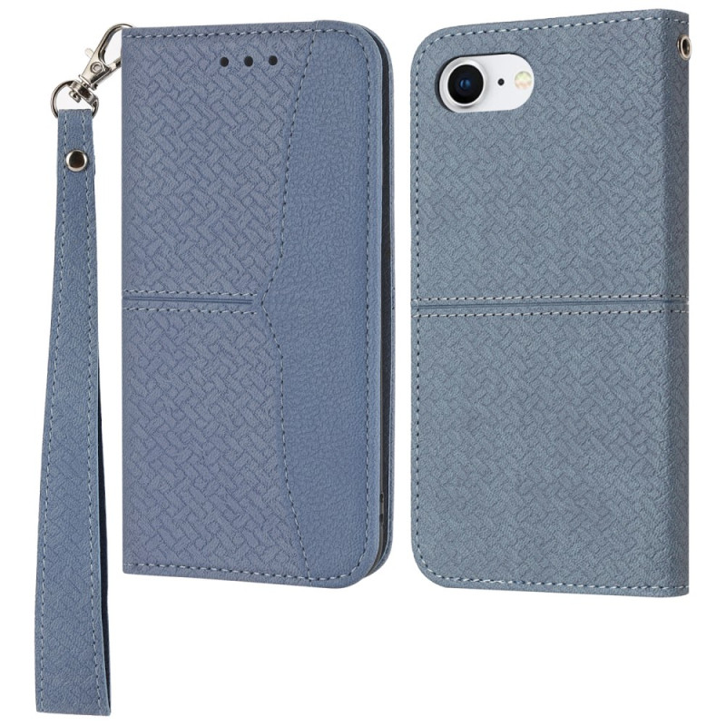 Case for iPhone 16E Textured Frieze with Strap