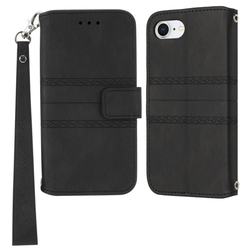 iPhone 16E Double Frieze Strap Case