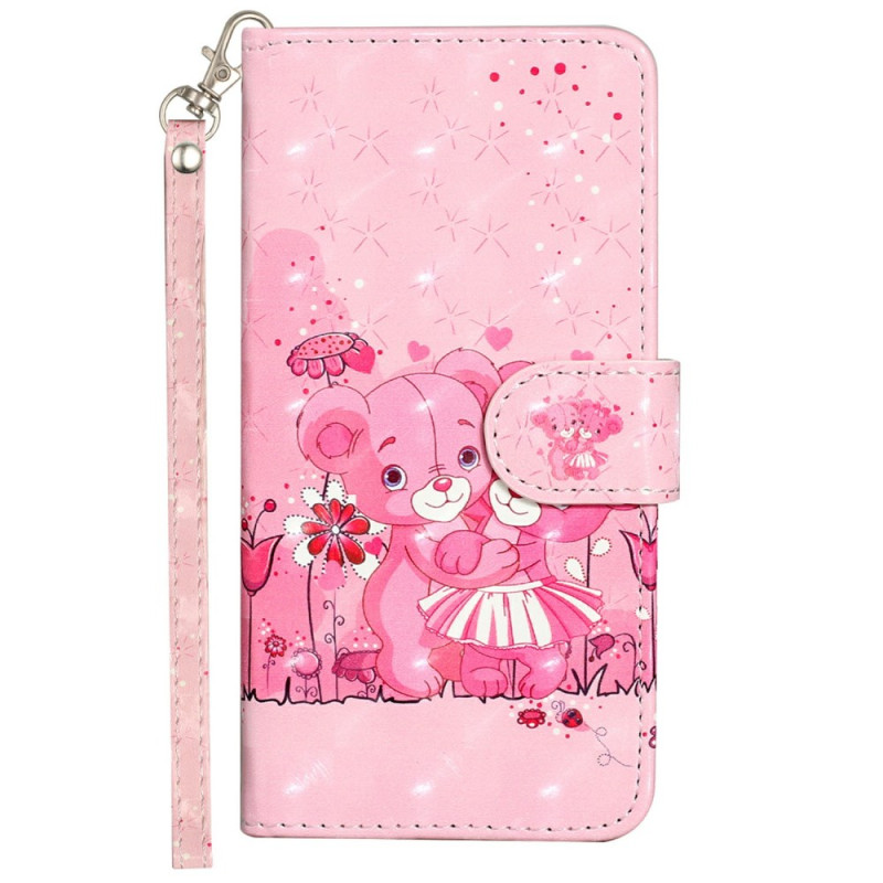 Case iPhone 16E Teddy Bear with Lanyard