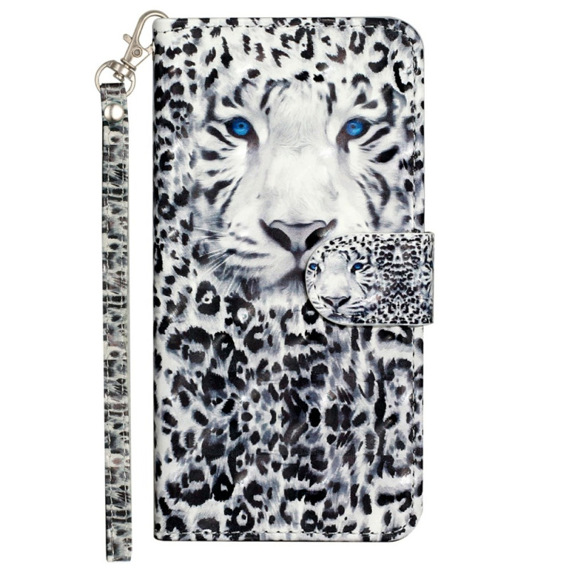 iPhone 16E Leopard Strap Case