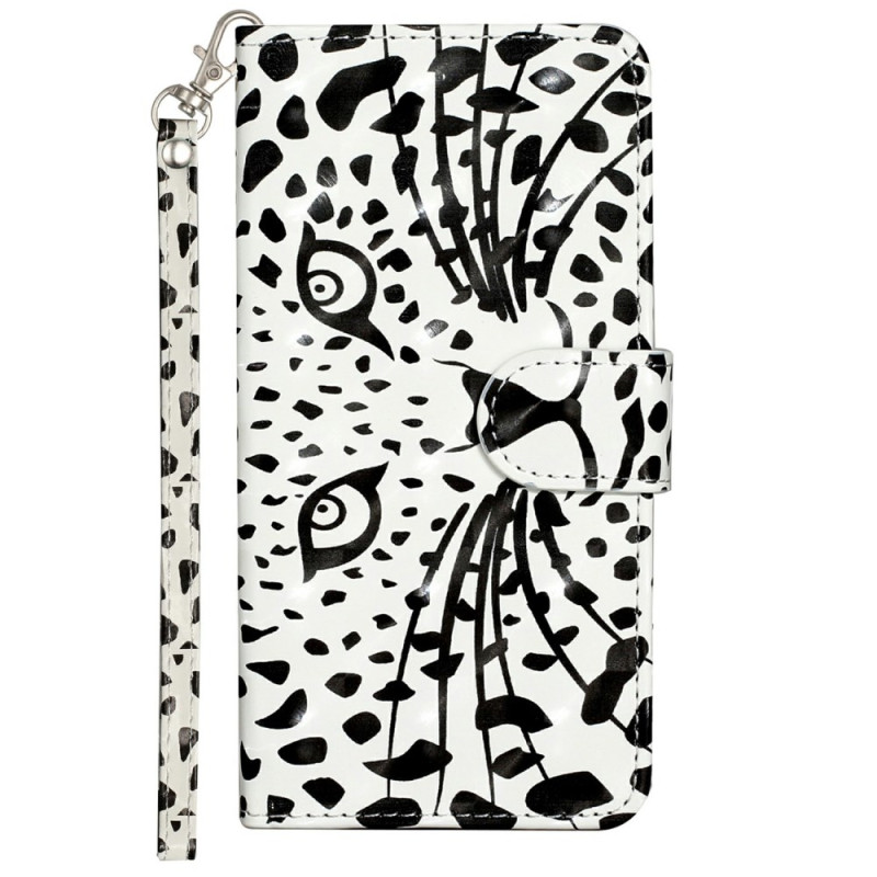 iPhone 16E Leopard Head Strap Case