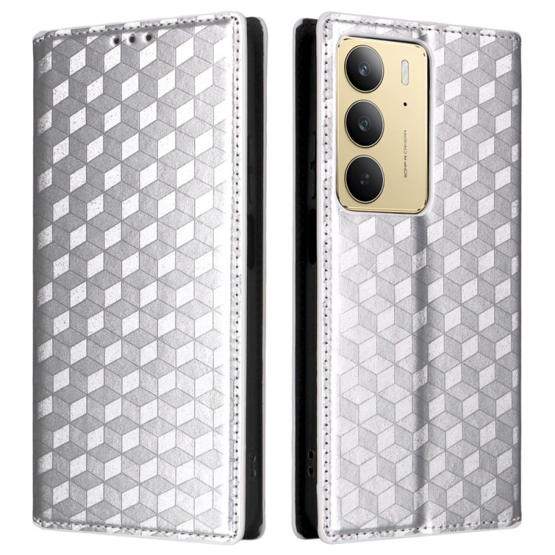 Flip Cover Realme C75 Diamond pattern