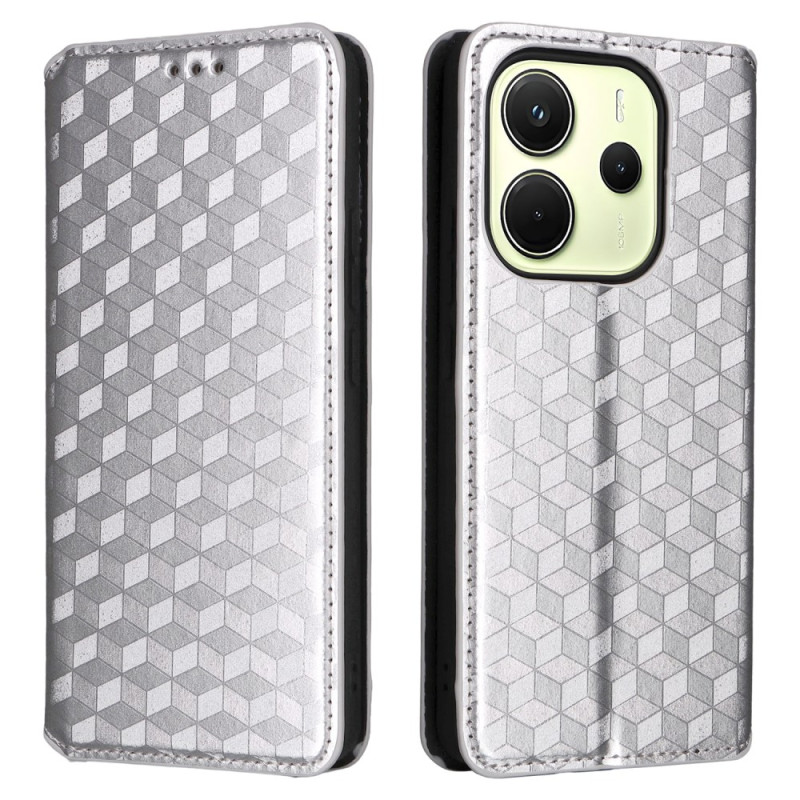 Flip Cover Xiaomi Redmi Note 14 4G Diamond pattern