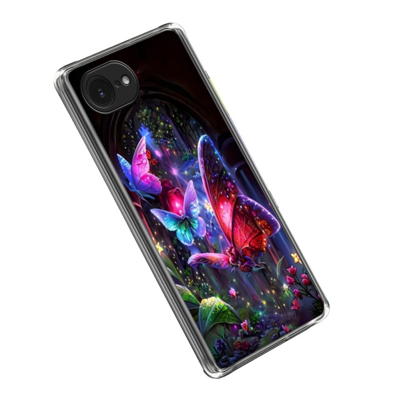 iPhone 16E Case with Butterfly Dreamer Design - Impact Protection