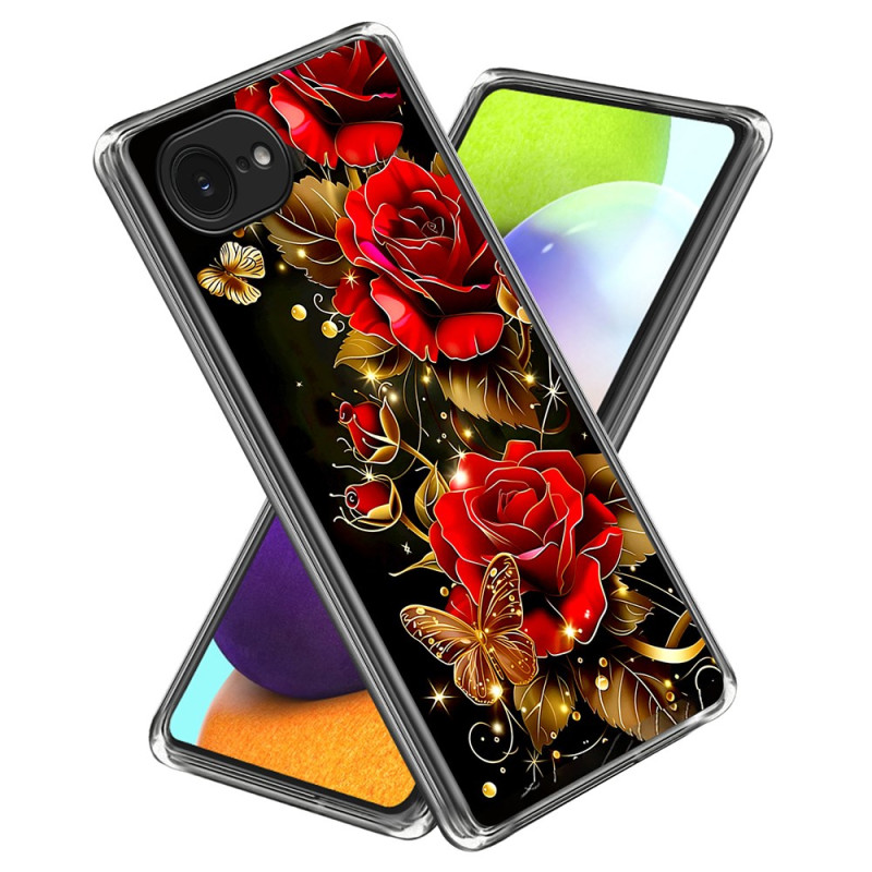 Case iPhone 16E Butterflies and Roses