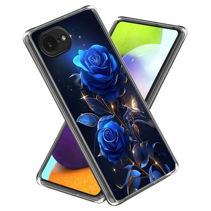 Case iPhone 16E Blue Roses