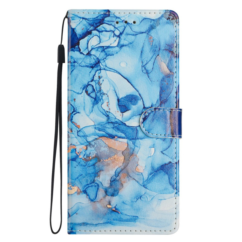 Case iPhone 16E Marble blue