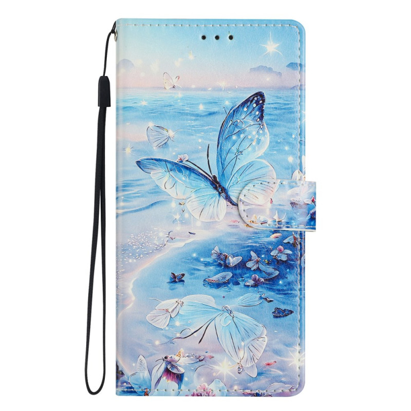 Case iPhone 16E Papillon Océanique