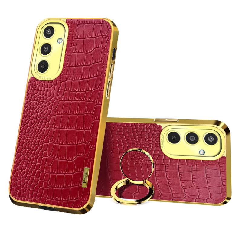 Samsung Galaxy M35 5G Case Crocodile Style Support Ring