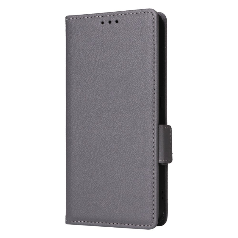 Samsung Galaxy M35 5G Faux Leather Lychee
 Strap Case