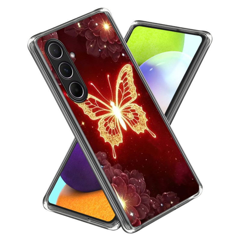 Samsung Galaxy A56 5G Gold Butterfly Case