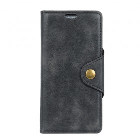 Cover Honor 10 Lite Simili Cuir Vintage Bouton