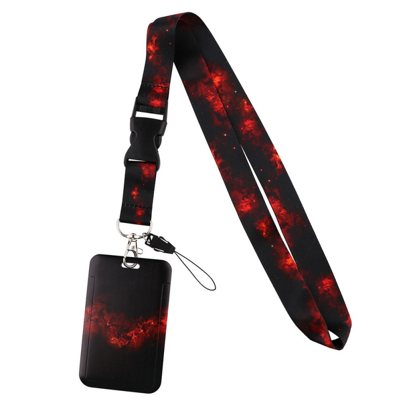 Lanière avec Porte-Badge et Porte-Clés