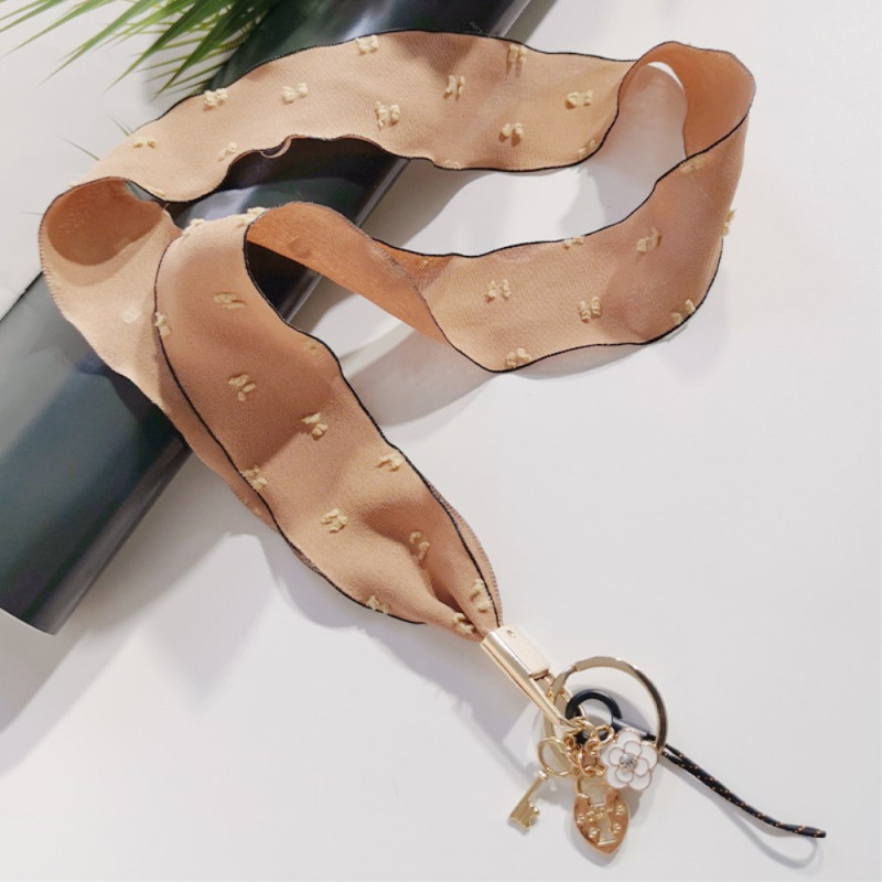 Scarf Style Strap with Heart Pendant