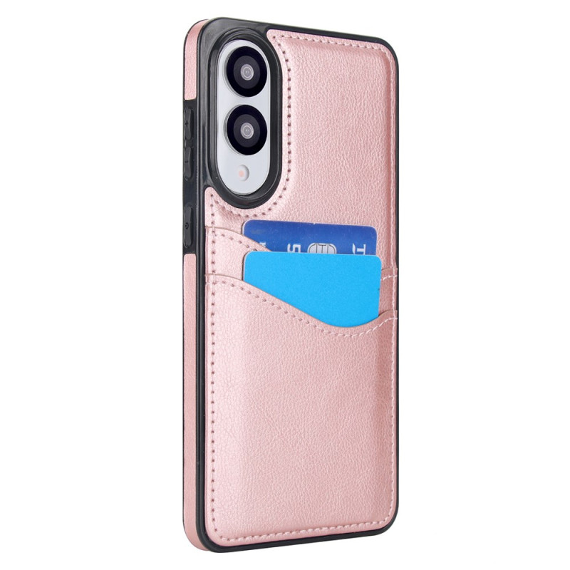 Samsung Galaxy S25 Edge Leather Look Case with Card Holder