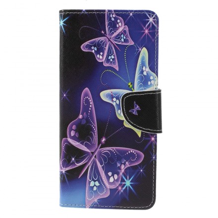 Samsung Galaxy A9 Case Butterflies and Flowers