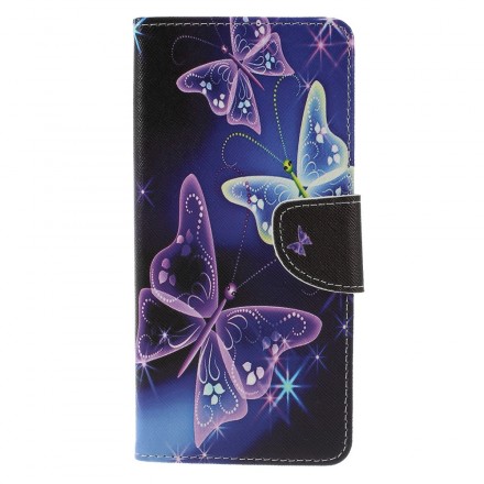 Samsung Galaxy J6 Plus Case Butterflies and Flowers
