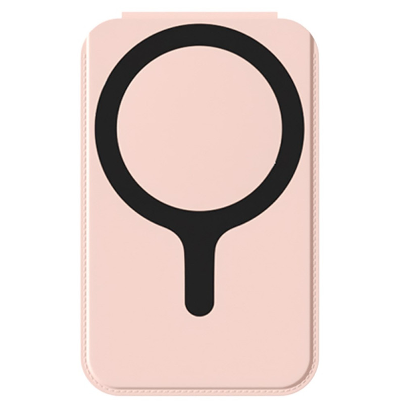 Magnetic folding stand with mirror and card holder