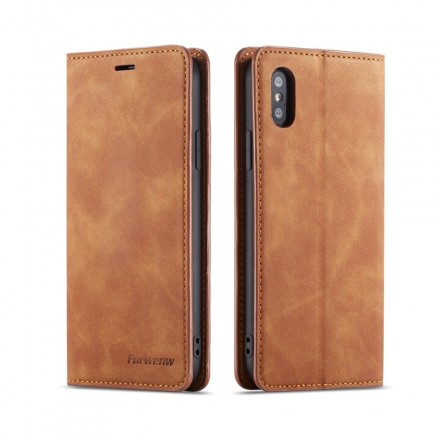 iPhone XS Leather effect case FORWENW