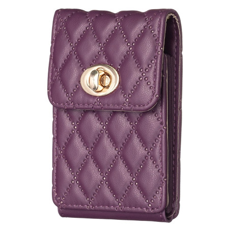 Card holder with metal clasp