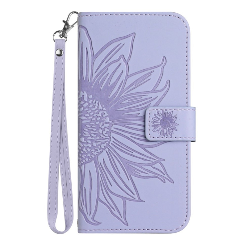 Moto G45 5G / G34 5G Sunflower Strap Case