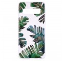 Samsung Galaxy S10 Clear Case Green Leaves