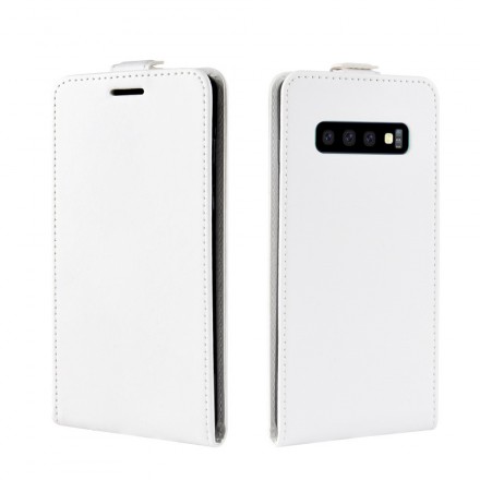 Samsung Galaxy S10 Foldable Leather Effect Case