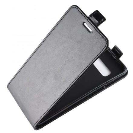 Samsung Galaxy S10 Foldable Leather Effect Case