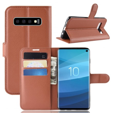 Samsung Galaxy S10 Retro Leatherette Case