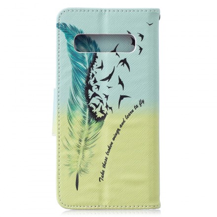 Cover Samsung Galaxy S10 Learn To Fly