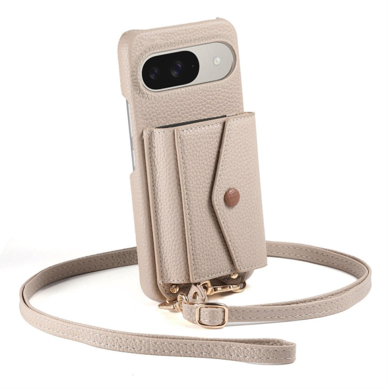 Google Pixel 10 / 9 Case Cardholder, Mirror and Shoulder Strap