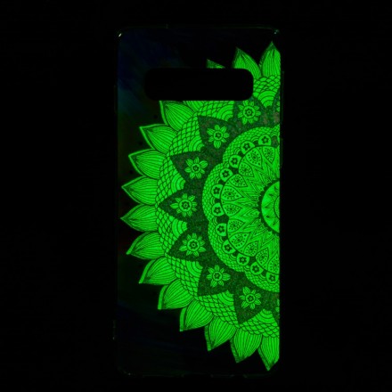 Samsung Galaxy S10 Case Mandala Colorful Fluorescent