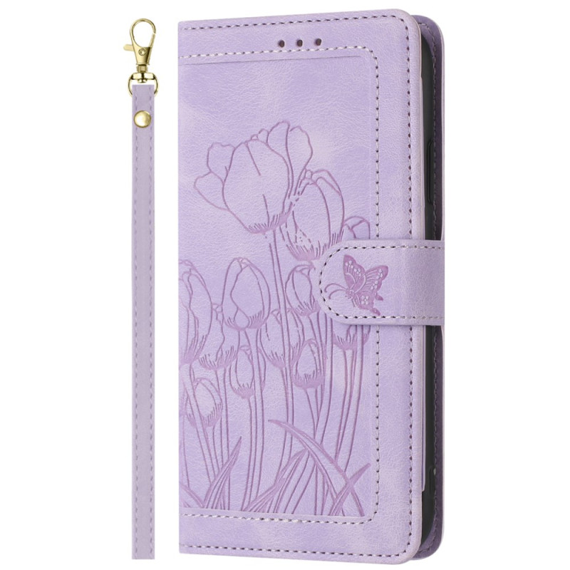 Moto G Power Case (2025) 5 Floral Print Cardholders