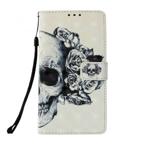 Samsung Galaxy S10 Lite Flowered Skull Case