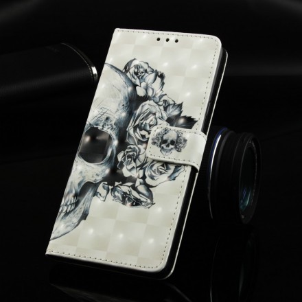 Samsung Galaxy S10 Lite Flowered Skull Case