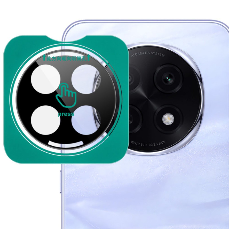 Camera Lens Protector for Oppo A5 Pro 5G with Auto Positioning Frame (Black Version)