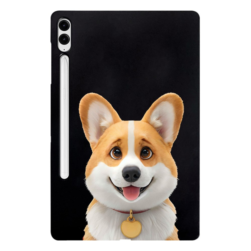 Samsung Galaxy Tab S10 Plus Case / S9 FE Plus Case / S9 Plus Stylelet Holder Corgy
